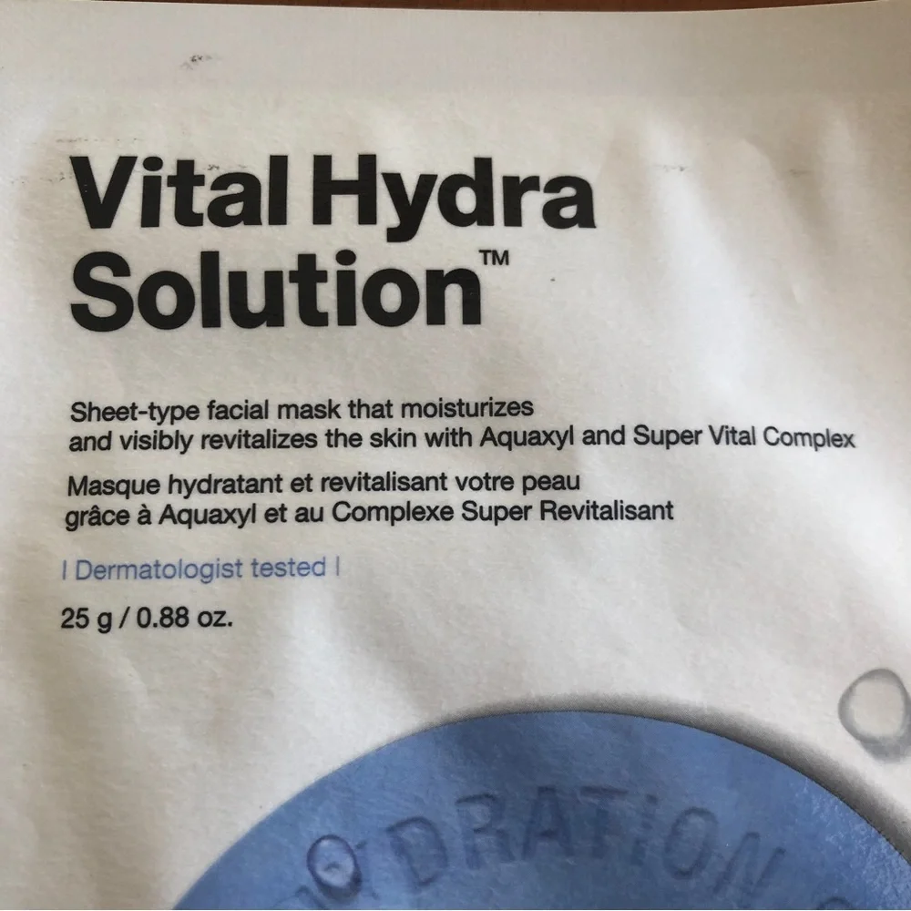 New Dr Jart+ Vital‎ Hydra Solution 1 Facial Mask